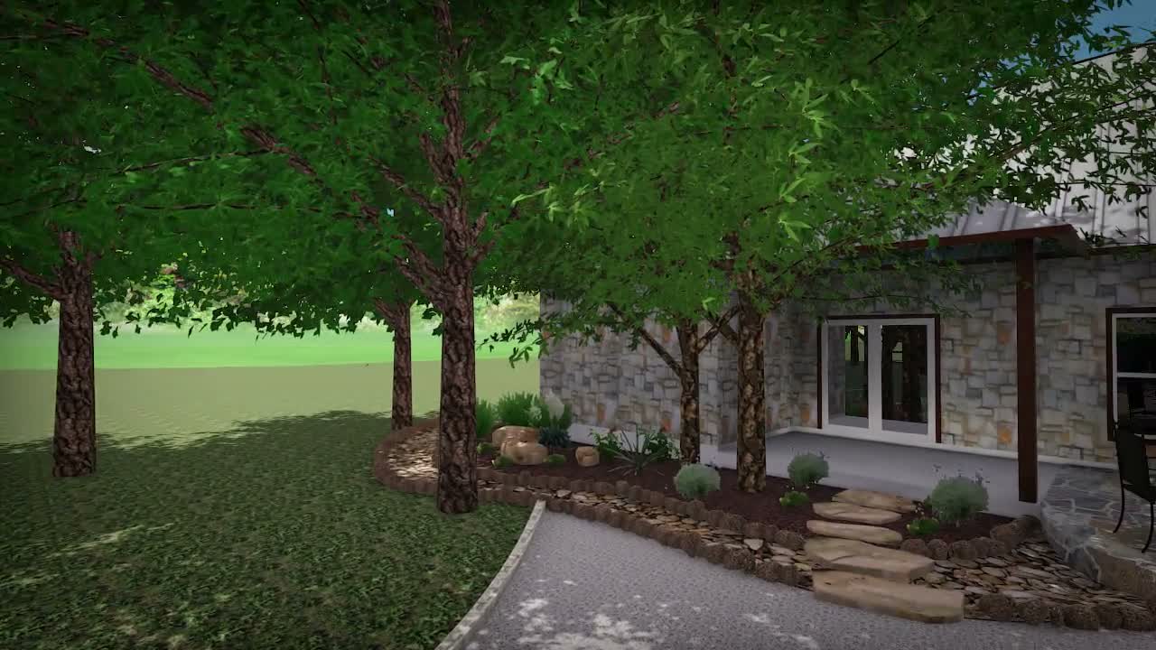 Landscape design visualization from Sam’s design walkthrough